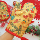 WarmKitchen – Ensemble de Gants de Cuisine d’Hiver